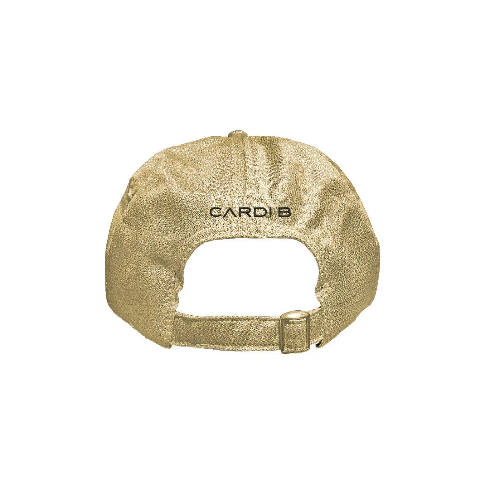 Gold Rhinestone Bardi Gang Hat - Image 3